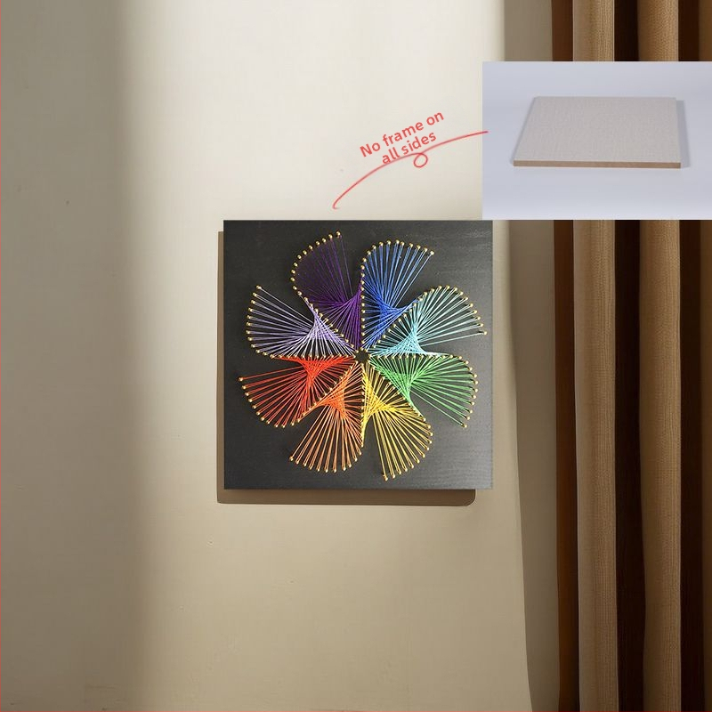 Σετ γεωμετρικής τέχνης με καρφιά για DIY ύφανση — Καθολικό πλαίσιο, Κινέζικό στυλ (Μάρκα: Other; Πλαίσιο: Καθολικό μοντέλο; Στυλ: Κινέζικο στυλ)