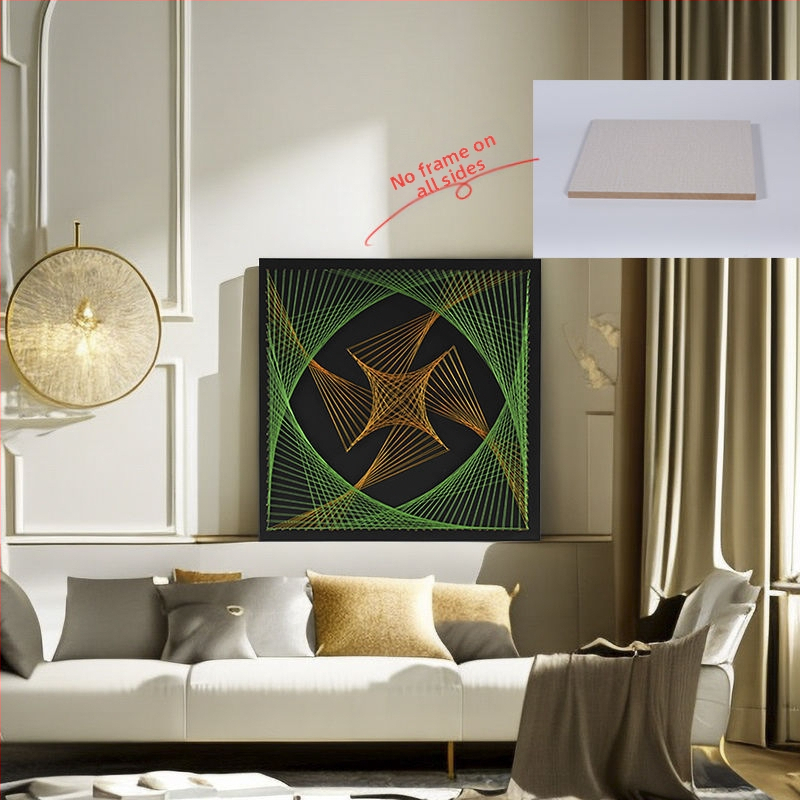 Σετ γεωμετρικής τέχνης με καρφιά για DIY ύφανση — Καθολικό πλαίσιο, Κινέζικό στυλ (Μάρκα: Other; Πλαίσιο: Καθολικό μοντέλο; Στυλ: Κινέζικο στυλ)