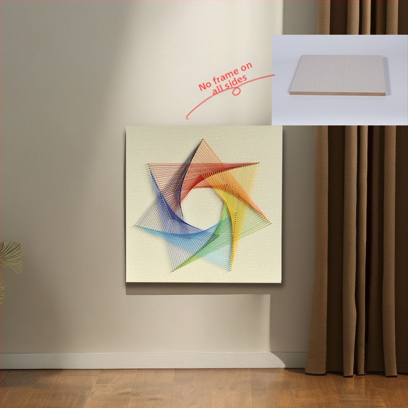 Σετ γεωμετρικής τέχνης με καρφιά για DIY ύφανση — Καθολικό πλαίσιο, Κινέζικό στυλ (Μάρκα: Other; Πλαίσιο: Καθολικό μοντέλο; Στυλ: Κινέζικο στυλ)