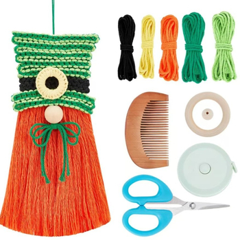 Σετ DIY διακοσμητικά Χριστουγέννων – Ταπισεστέ σύγχρονης τέχνης για διακοσμήσεις χριστουγεννιάτικου δέντρου – Υλικό: Άλλο