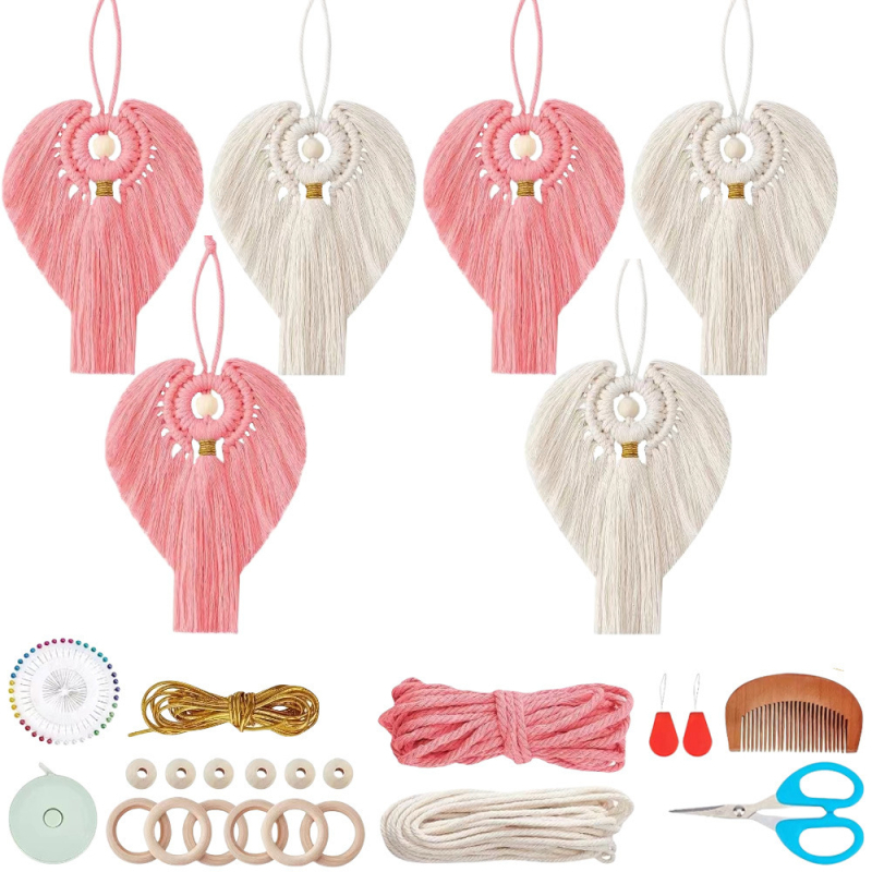 DIY комплект за коледни украси – модерна гобленова тъкан за коледно дърво – Материал: Друг