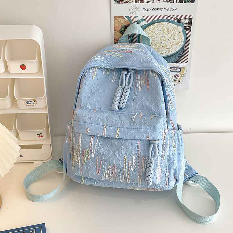Kis csíkos hátizsák – ultra könnyű nylon, kapacitás 20 L alatt, kompatibil 11 hüvelykes laptophoz