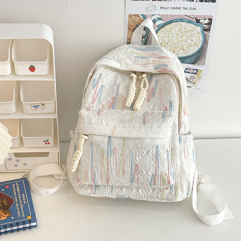 Kis csíkos hátizsák – ultra könnyű nylon, kapacitás 20 L alatt, kompatibil 11 hüvelykes laptophoz