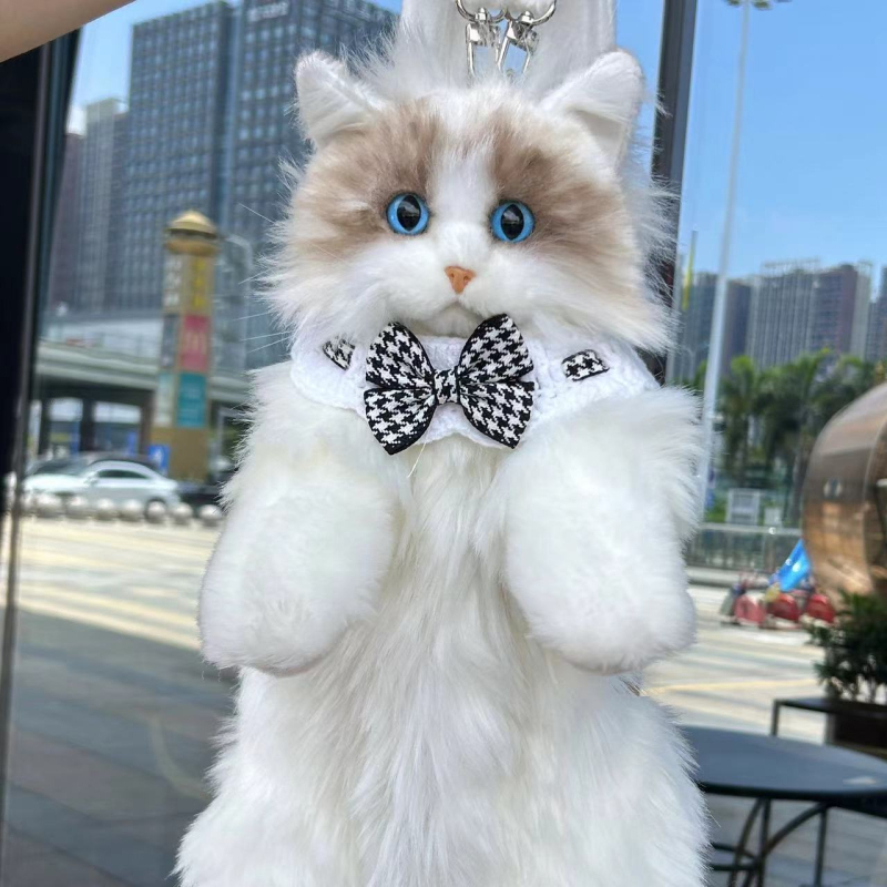 Katės pūkų kuprinė lėlė su PP medvilnės užpildymu, amžiaus grupė 15–35 metai