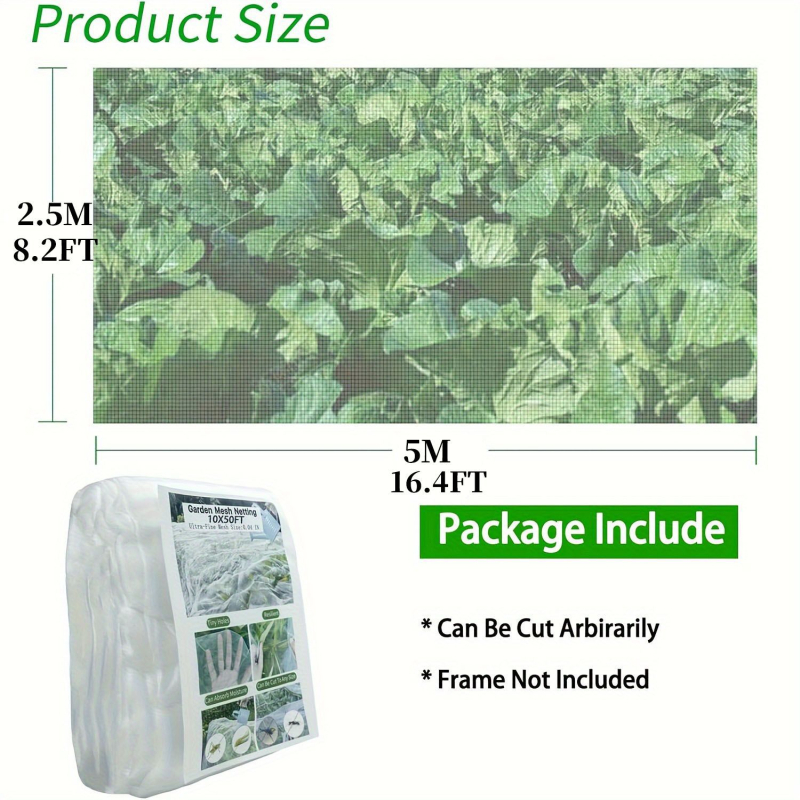 PE kenkėjų atsparus tinklas šiltnamiui – angos dydis 60, vielos skersmuo 60, tarnavimo laikas 3