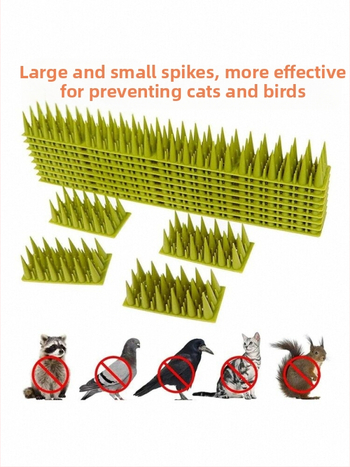 Τριμελές σετ εσωτερικής χρήσης: αιχμές αποτροπής πτηνών και γάτων, προστασία καναπέ από γρατζουνιές, ζώνη απαγόρευσης γύρω από το κρεβάτι