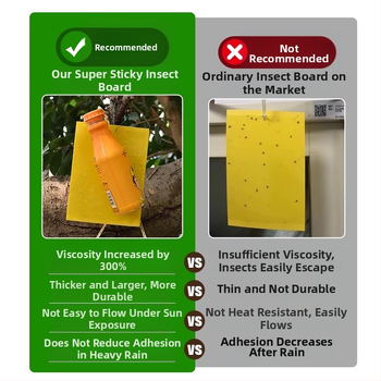 Κολλητική παγίδα εντόμων – δίσκος σε σχήμα λουλουδιού για τον έλεγχο κουνουπιών και μυγών, χαρτί παγίδας για οπωροφόρα δέντρα, αγροτικό κολλητικό χαρτί για μύγες