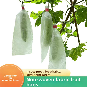 nepluošto vaisių maišelis su kenkėjų apsauga, kvėpuojantis, pusiau skaidrus, biologiškai skaidrus