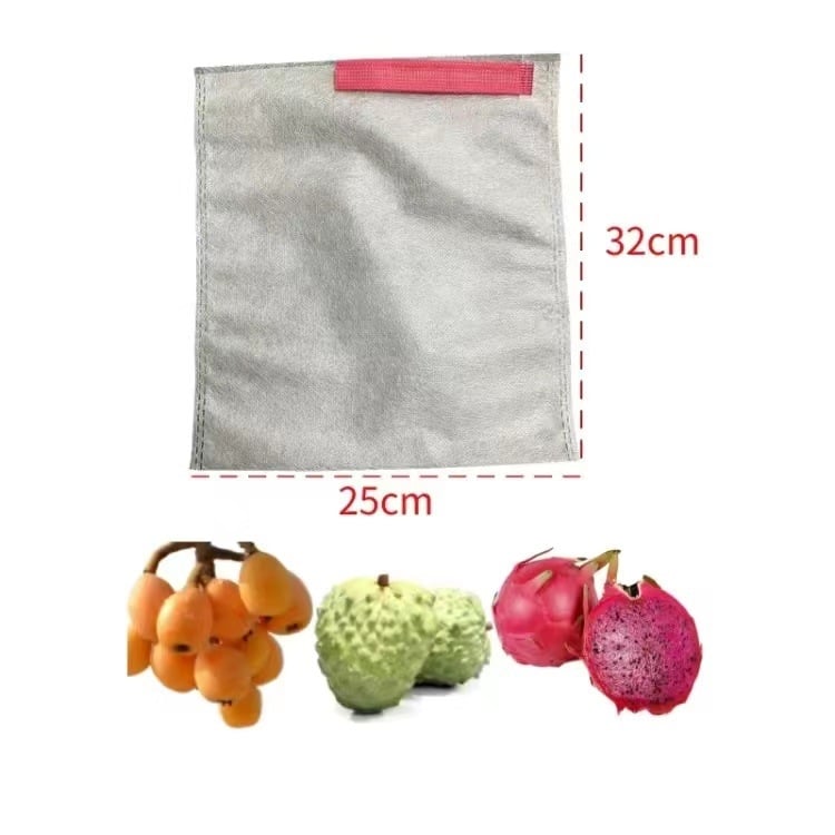 nepluošto vaisių maišelis su kenkėjų apsauga, kvėpuojantis, pusiau skaidrus, biologiškai skaidrus