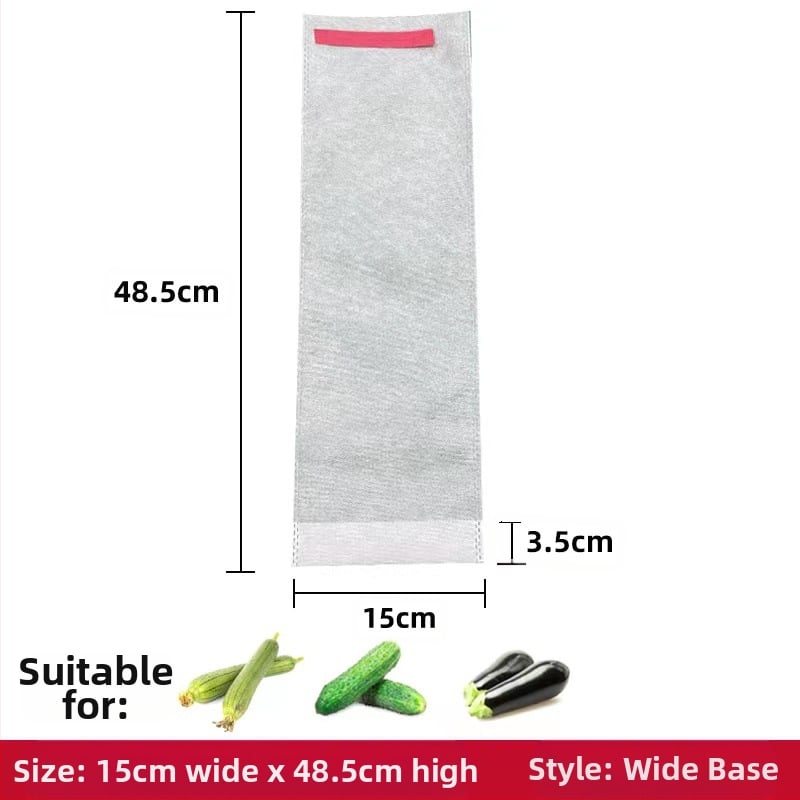 nepluošto vaisių maišelis su kenkėjų apsauga, kvėpuojantis, pusiau skaidrus, biologiškai skaidrus