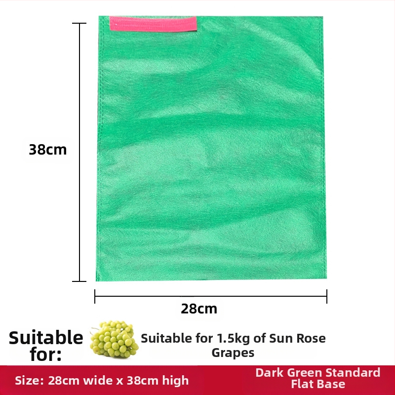 nepluošto vaisių maišelis su kenkėjų apsauga, kvėpuojantis, pusiau skaidrus, biologiškai skaidrus