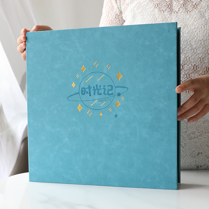 Αλμπουμ φωτογραφιών για την ανάπτυξη του μωρού — DIY αυτοκόλλητο, χειροποίητο, μεγάλης χωρητικότητας, εξώφυλλο από χαρτί; Διαθέσιμο σε 20, 40 ή 60 σελίδες; Κατάλληλο ως δώρο για συμμαθητές.