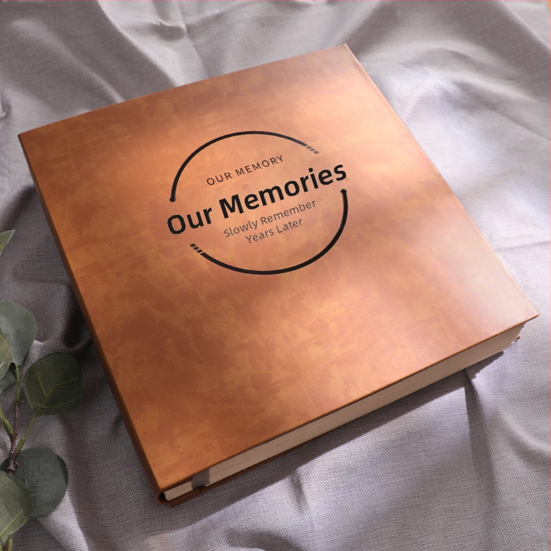 Αλμπουμ φωτογραφιών για την ανάπτυξη του μωρού — DIY αυτοκόλλητο, χειροποίητο, μεγάλης χωρητικότητας, εξώφυλλο από χαρτί; Διαθέσιμο σε 20, 40 ή 60 σελίδες; Κατάλληλο ως δώρο για συμμαθητές.