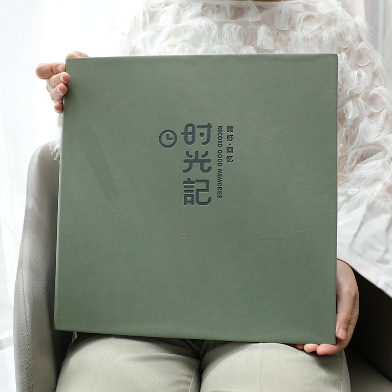 Αλμπουμ φωτογραφιών για την ανάπτυξη του μωρού — DIY αυτοκόλλητο, χειροποίητο, μεγάλης χωρητικότητας, εξώφυλλο από χαρτί; Διαθέσιμο σε 20, 40 ή 60 σελίδες; Κατάλληλο ως δώρο για συμμαθητές.