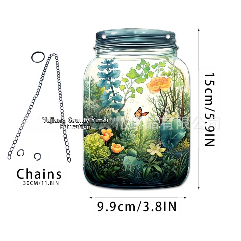 Akrilno staklo privjesak s motivom vile-elf za kućnu dekoraciju; zidno viseći; mogućnost otiska loga; tisak na površini