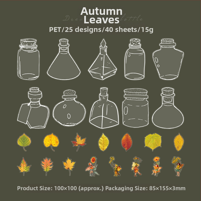 DIY Διαφανές σετ αυτοκόλλητων για ημερολόγια με ανοιξιάτικα φυτικά σχέδια και λουλούδια – Υλικό PET, Στυλ Μοντέρνος Μινιμαλισμός, Κατασκευή: Αυτοκόλλητο, Χωρίς εκτυπωμένο λογότυπο, Χωρίς άδεια IP