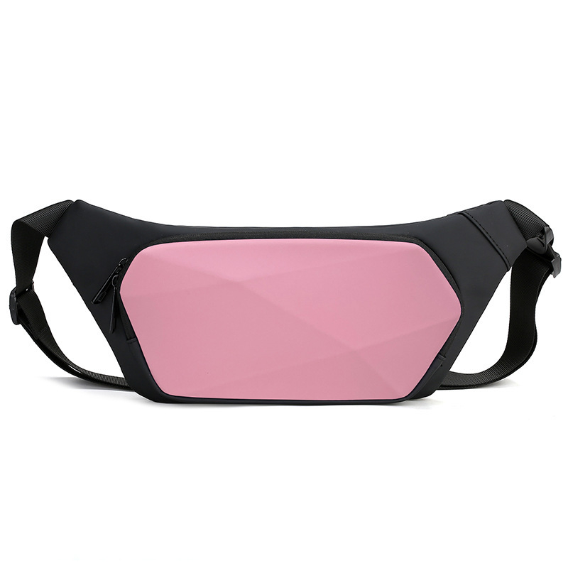 Ανδρική τσάντα στήθους — σκληρή κατασκευή, αδιάβροχη, crossbody, ύφασμα Oxford