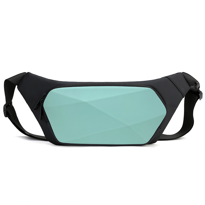 Ανδρική τσάντα στήθους — σκληρή κατασκευή, αδιάβροχη, crossbody, ύφασμα Oxford