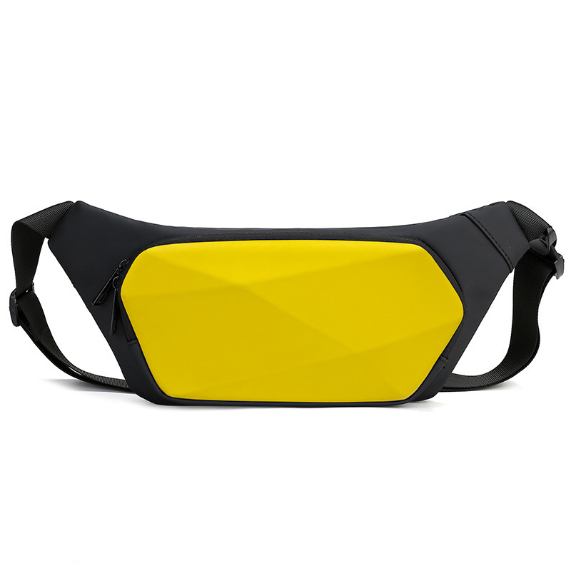 Ανδρική τσάντα στήθους — σκληρή κατασκευή, αδιάβροχη, crossbody, ύφασμα Oxford