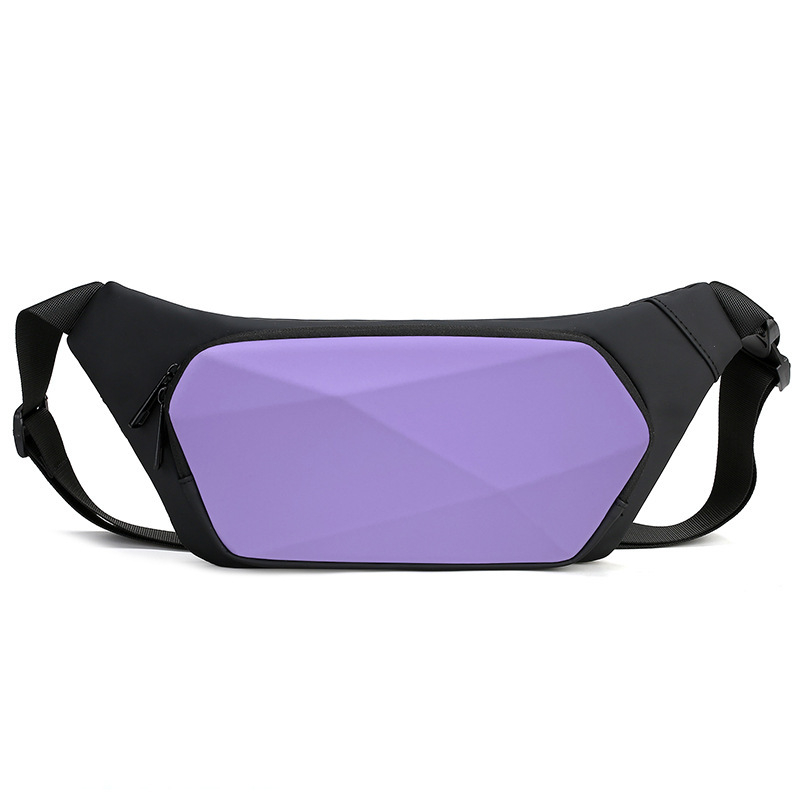 Ανδρική τσάντα στήθους — σκληρή κατασκευή, αδιάβροχη, crossbody, ύφασμα Oxford