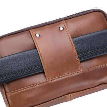 Ανδρική ζώνη μέσης από γνήσιο δέρμα – πρώτο στρώμα βοδινού δέρματος, ανθεκτική στη φθορά, αδιάβροχη, αντικλοπή, επένδυση πολυεστέρα