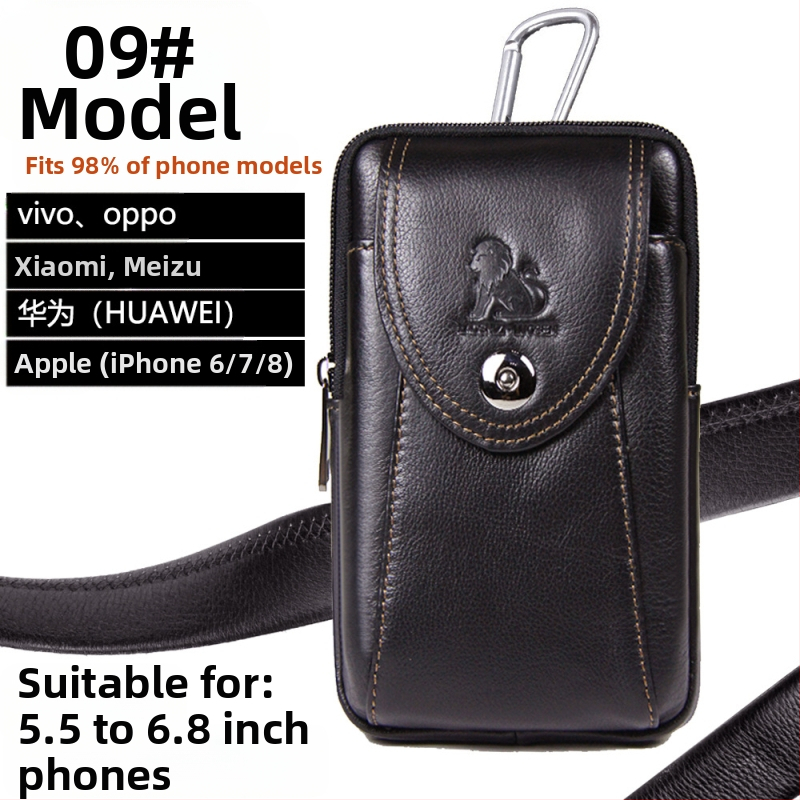 Ανδρική ζώνη μέσης από γνήσιο δέρμα – πρώτο στρώμα βοδινού δέρματος, ανθεκτική στη φθορά, αδιάβροχη, αντικλοπή, επένδυση πολυεστέρα