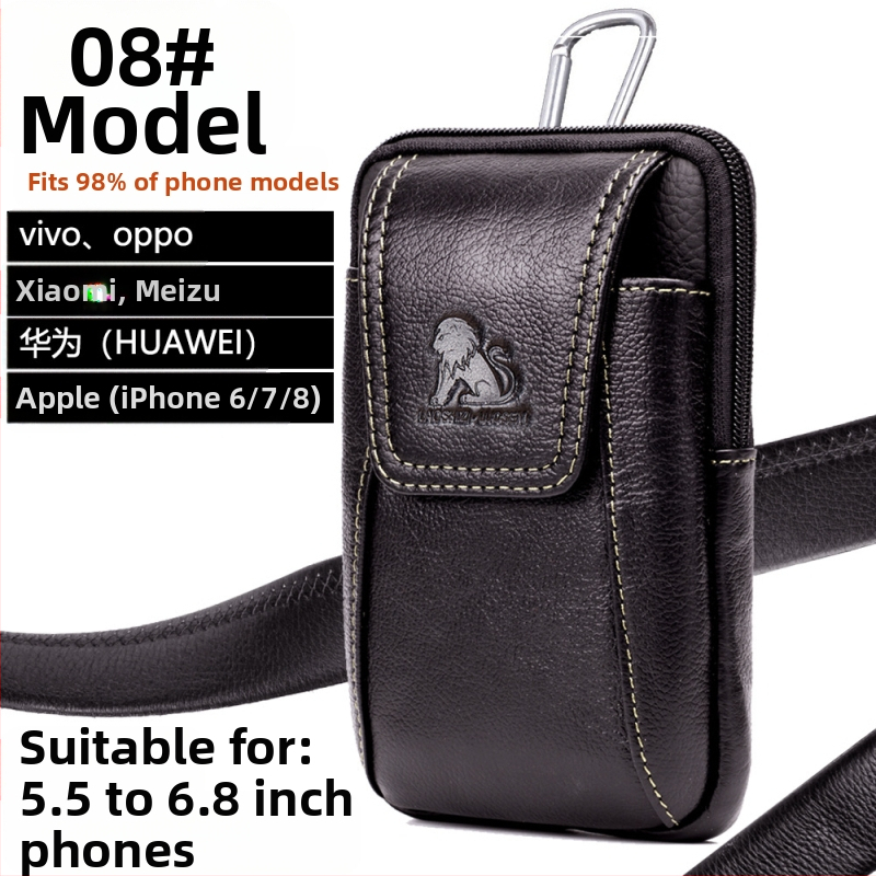 Ανδρική ζώνη μέσης από γνήσιο δέρμα – πρώτο στρώμα βοδινού δέρματος, ανθεκτική στη φθορά, αδιάβροχη, αντικλοπή, επένδυση πολυεστέρα