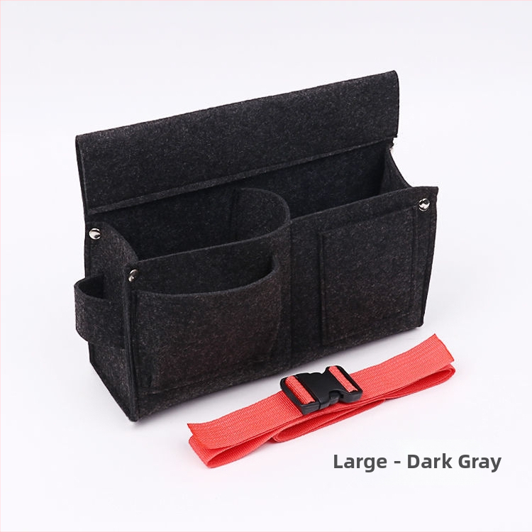 Unisex φελτ ζώνη μέσης για εργασία – Διαπνέουσα, ανθεκτική, μονόχρωμη εργαλειοθήκη