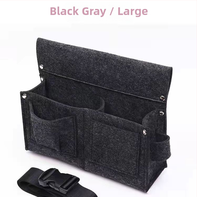 Unisex φελτ ζώνη μέσης για εργασία – Διαπνέουσα, ανθεκτική, μονόχρωμη εργαλειοθήκη