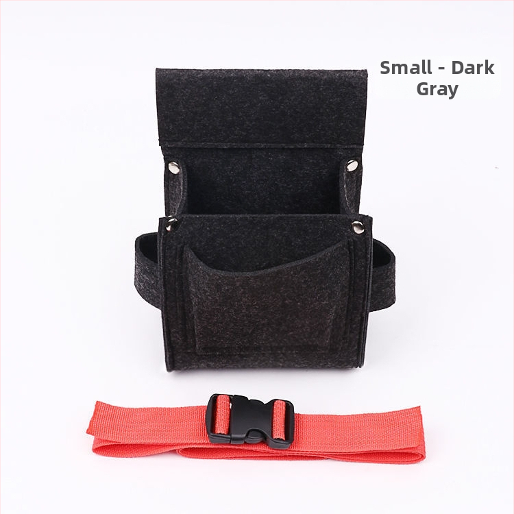 Unisex φελτ ζώνη μέσης για εργασία – Διαπνέουσα, ανθεκτική, μονόχρωμη εργαλειοθήκη