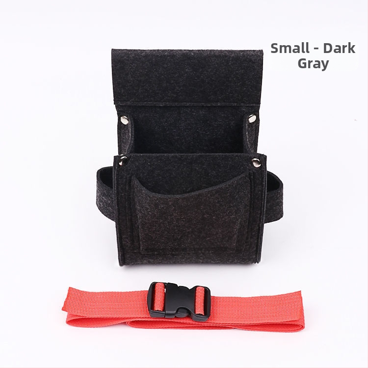 Unisex φελτ ζώνη μέσης για εργασία – Διαπνέουσα, ανθεκτική, μονόχρωμη εργαλειοθήκη