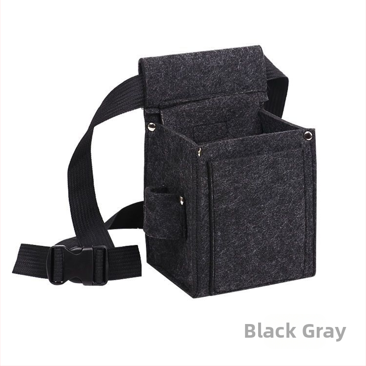 Unisex φελτ ζώνη μέσης για εργασία – Διαπνέουσα, ανθεκτική, μονόχρωμη εργαλειοθήκη