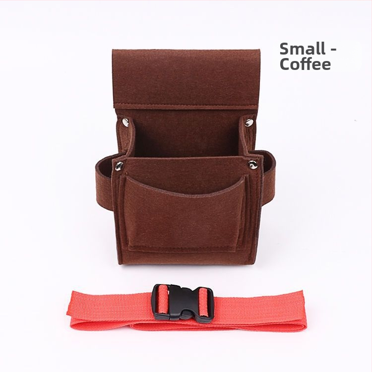 Unisex φελτ ζώνη μέσης για εργασία – Διαπνέουσα, ανθεκτική, μονόχρωμη εργαλειοθήκη