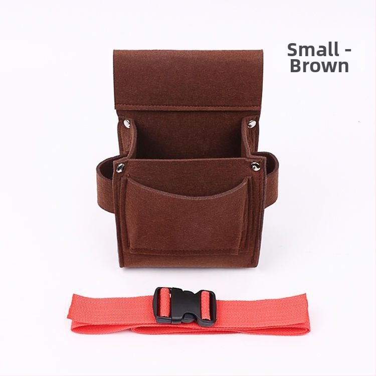 Unisex φελτ ζώνη μέσης για εργασία – Διαπνέουσα, ανθεκτική, μονόχρωμη εργαλειοθήκη