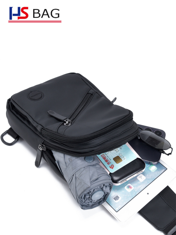 Ανδρική τσάντα στήθους – αστικός απλός σχεδιασμός, Oxford ύφασμα, αδιάβροχη, μείωση βάρους, επένδυση πολυεστέρα