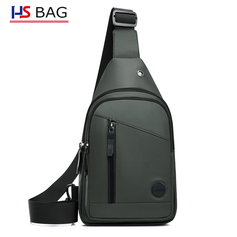 Ανδρική τσάντα στήθους – αστικός απλός σχεδιασμός, Oxford ύφασμα, αδιάβροχη, μείωση βάρους, επένδυση πολυεστέρα