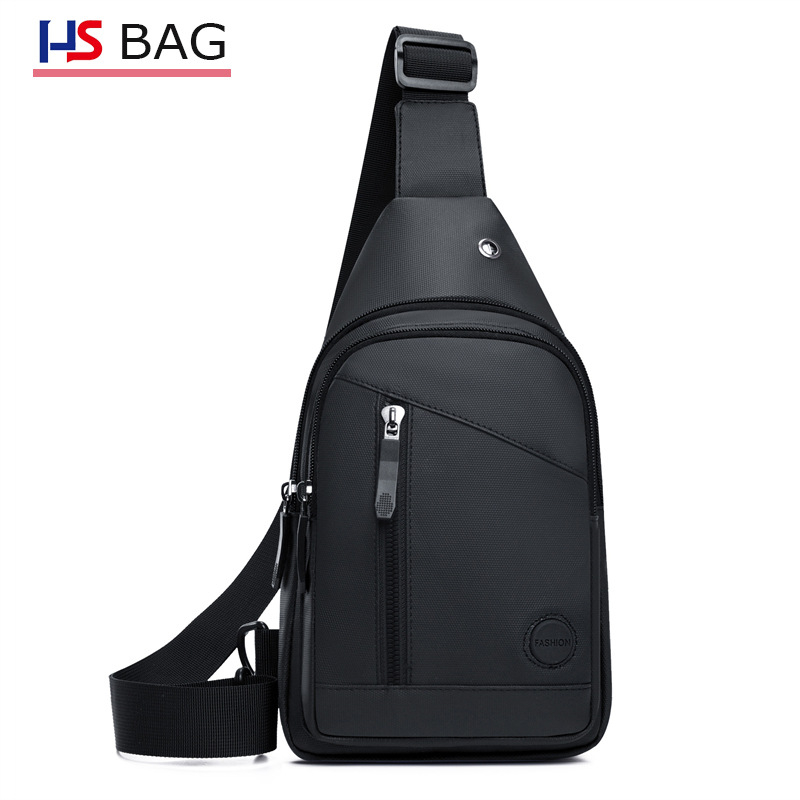 Ανδρική τσάντα στήθους – αστικός απλός σχεδιασμός, Oxford ύφασμα, αδιάβροχη, μείωση βάρους, επένδυση πολυεστέρα