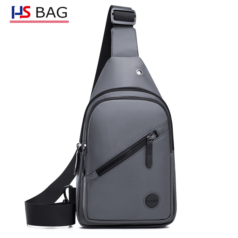 Ανδρική τσάντα στήθους – αστικός απλός σχεδιασμός, Oxford ύφασμα, αδιάβροχη, μείωση βάρους, επένδυση πολυεστέρα