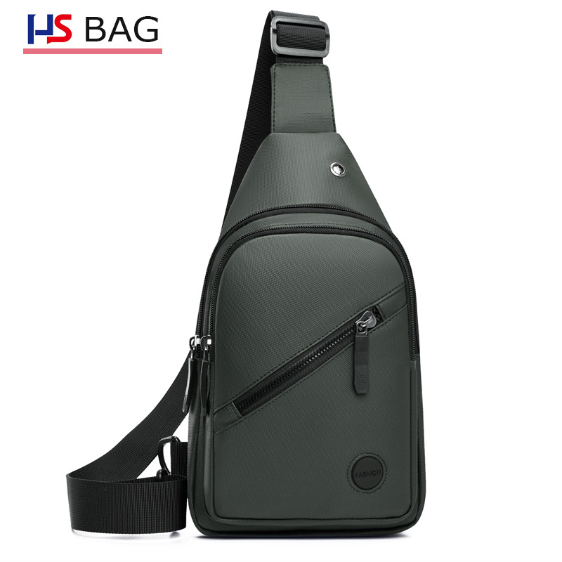 Ανδρική τσάντα στήθους – αστικός απλός σχεδιασμός, Oxford ύφασμα, αδιάβροχη, μείωση βάρους, επένδυση πολυεστέρα