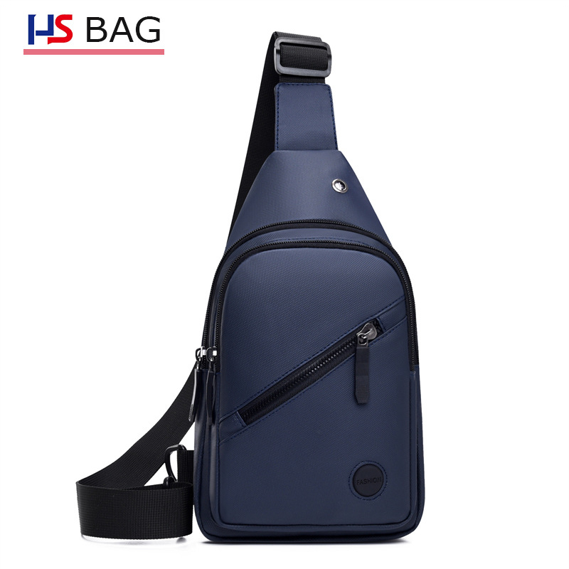 Ανδρική τσάντα στήθους – αστικός απλός σχεδιασμός, Oxford ύφασμα, αδιάβροχη, μείωση βάρους, επένδυση πολυεστέρα