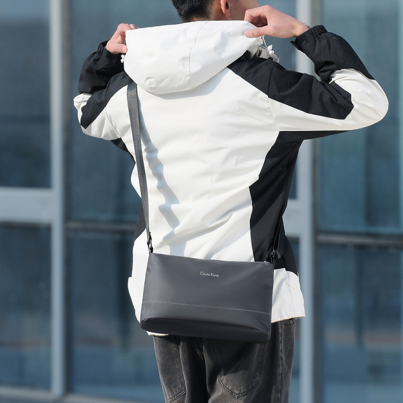Ανδρική τσάντα ώμου, street fashion σχεδίαση, νάιλον, αδιάβροχη, μεγάλη χωρητικότητα, μάρκα 3246