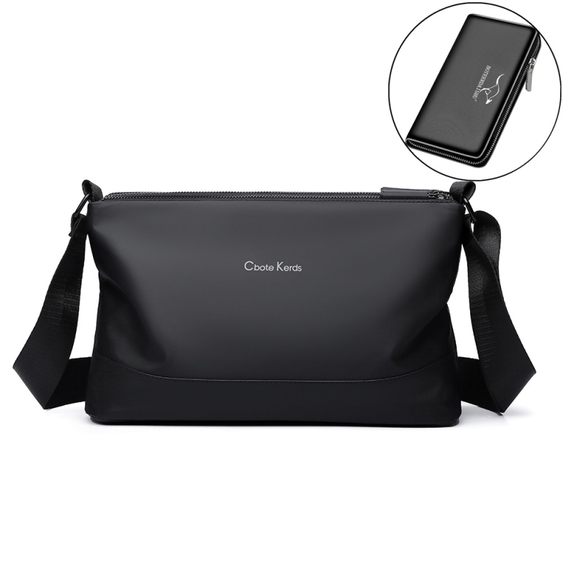 Ανδρική τσάντα ώμου, street fashion σχεδίαση, νάιλον, αδιάβροχη, μεγάλη χωρητικότητα, μάρκα 3246