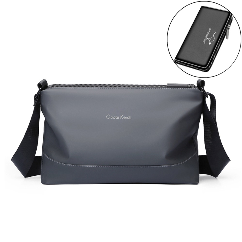 Ανδρική τσάντα ώμου, street fashion σχεδίαση, νάιλον, αδιάβροχη, μεγάλη χωρητικότητα, μάρκα 3246