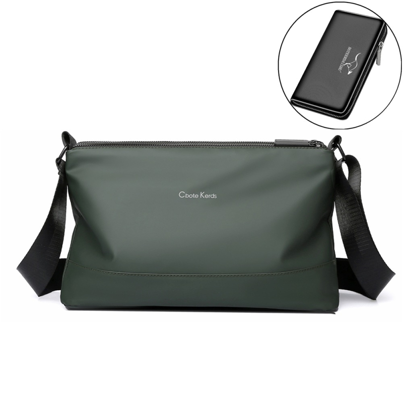 Ανδρική τσάντα ώμου, street fashion σχεδίαση, νάιλον, αδιάβροχη, μεγάλη χωρητικότητα, μάρκα 3246