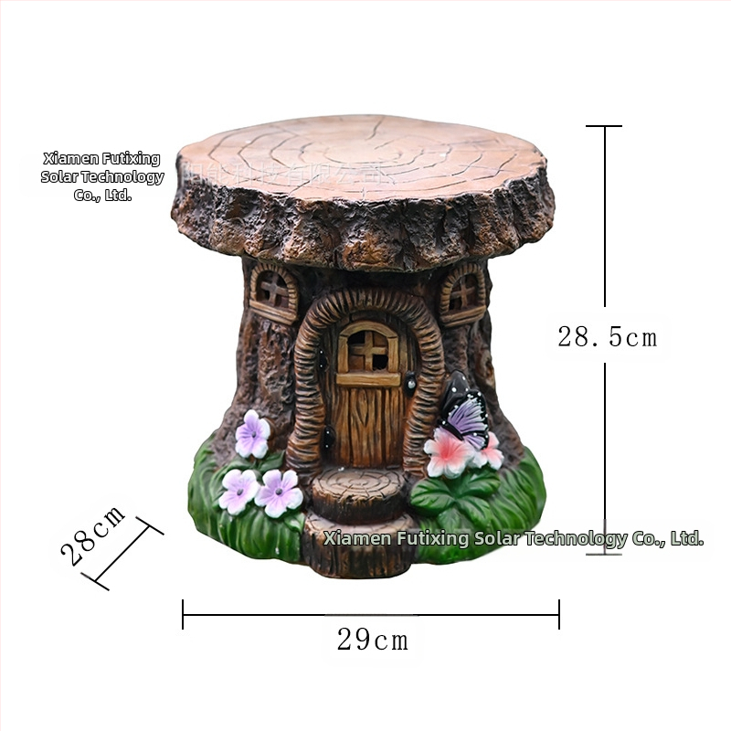 Išorinis sodo dekoratyvinis gaminys iš sintetinių dervų, grybų kėdės forma; Medžiaga: sintetinis derva; Amatas: pusiau rankinis, pusiau mechaninis; Prekės ženklas: Kita; IP leidimas: Ne