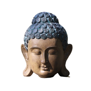 Budo skulptūra su Zen įkvėpimu, šiuolaikinis Kinijos dizainas, ekologiška derva, graviravimas