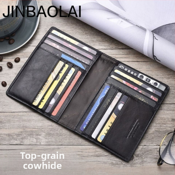 Θήκη Διαβατηρίου – Δέρμα αγελάδας, Βίντατζ επιχειρηματικό στυλ, Μεγάλη χωρητικότητα, Unisex