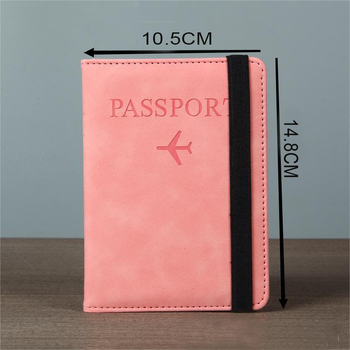 Θήκη Διαβατηρίου - PU Υλικό, Αδιάβροχο, Αντι-κλοπής, Πολύ Ελαφρύ, Ανθεκτικό στη Φθορά