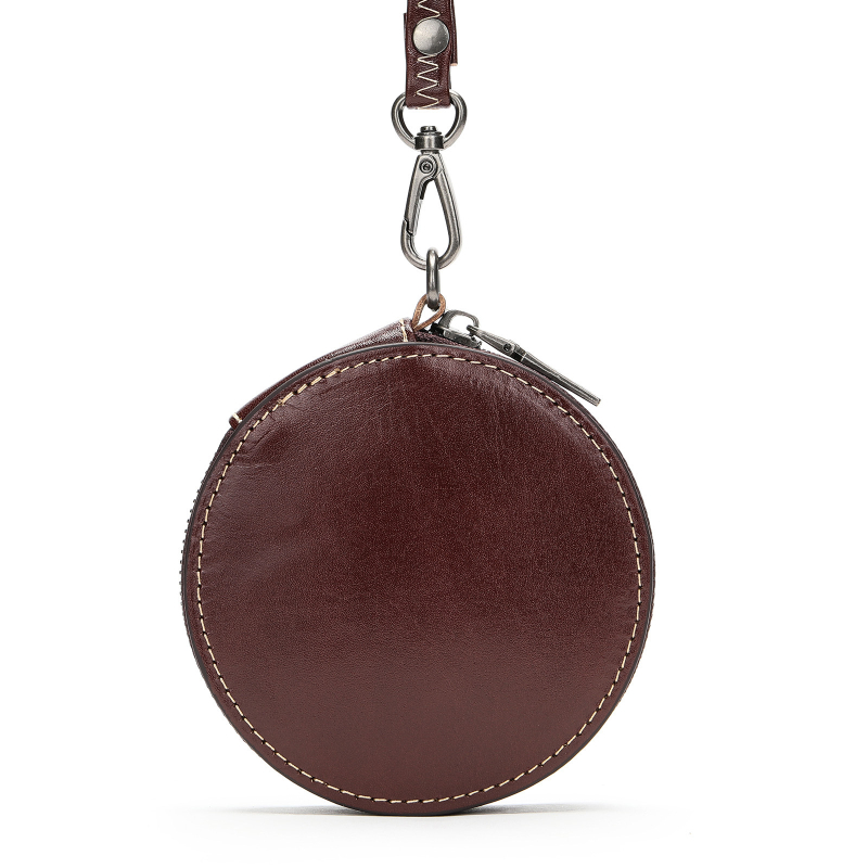 Monētu maciņš no īstas ādas (pirmās kārtas āda), vienkrāsains, ielu modes stils, izturīgs pret nodilumu, ar nodalījumu ausu austiņām, unisex, ikdienas lietošanai