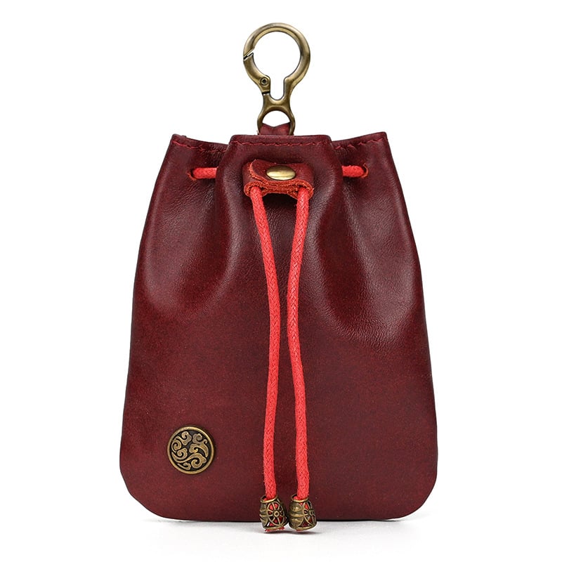 Унисекс мини кожена чанта в японски стил NC0004: естествена кожа, първи слой телешка кожа, ултралека, водоустойчива